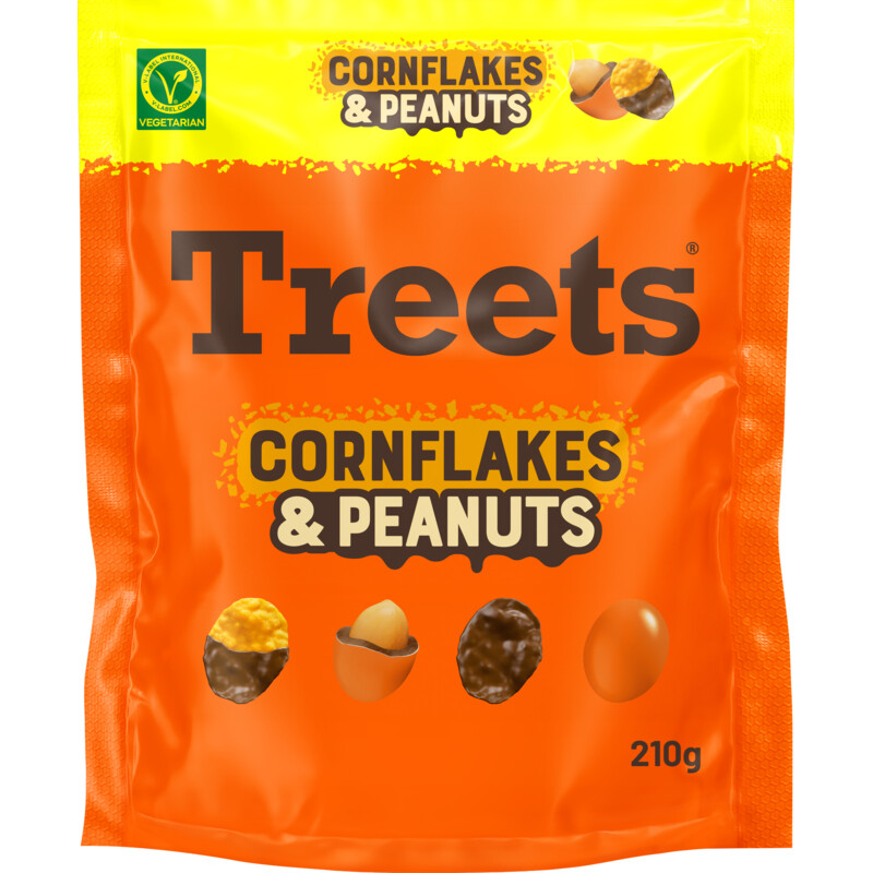 Een afbeelding van Treets Cornflakes & peanuts