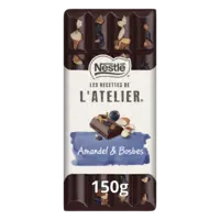 L'Atelier Pure chocoladereep amandel & bosbes