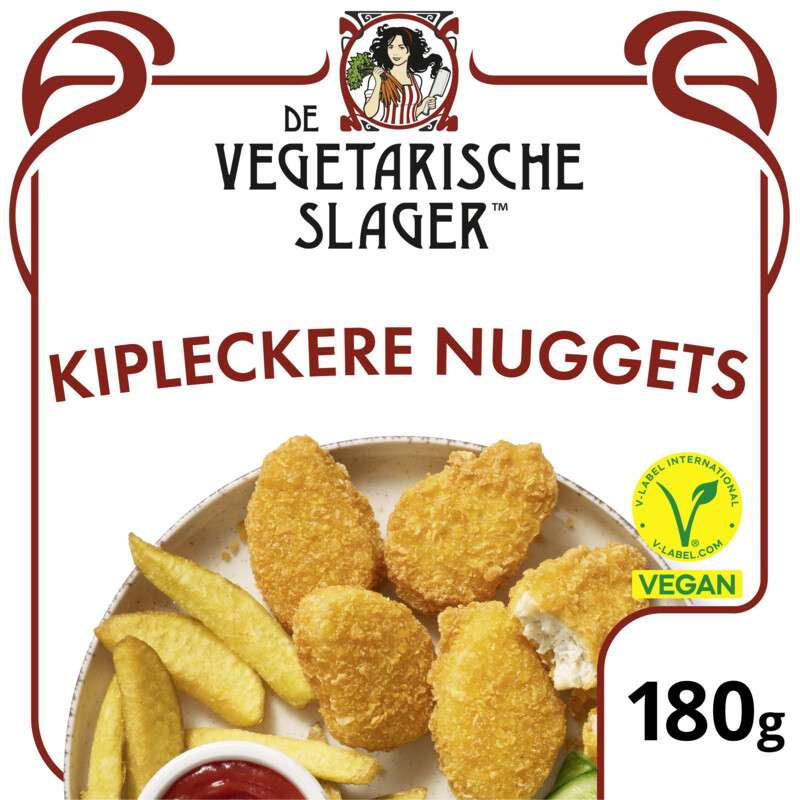 Een afbeelding van Vegetarische Slager Vegan kipleckere nuggets