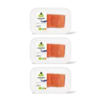 AH Biologisch Zalmfilet op huid 3-pack
