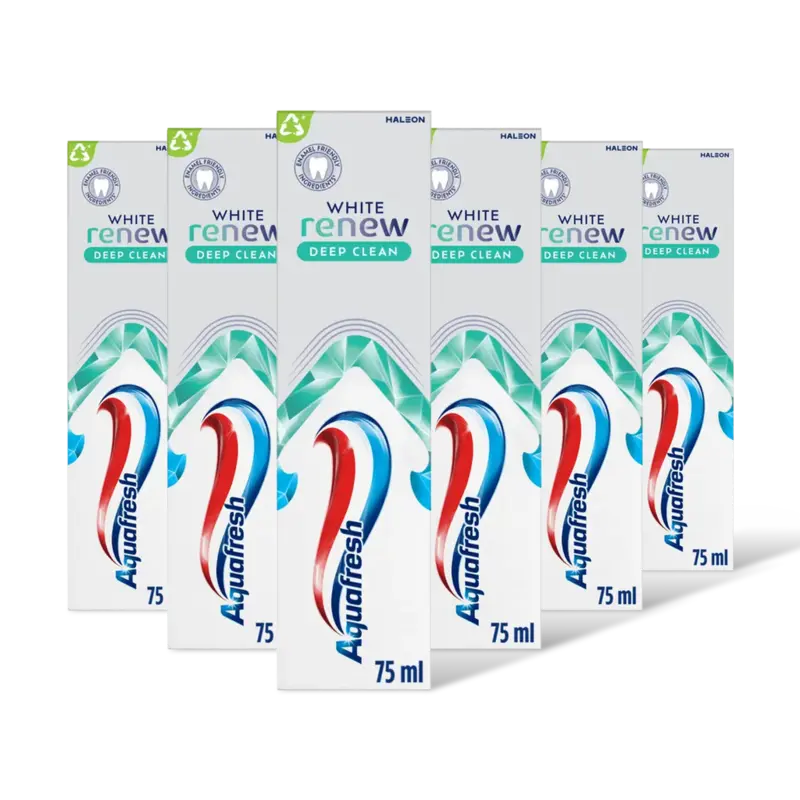 Aquafresh White reverse deep clean 6-pack