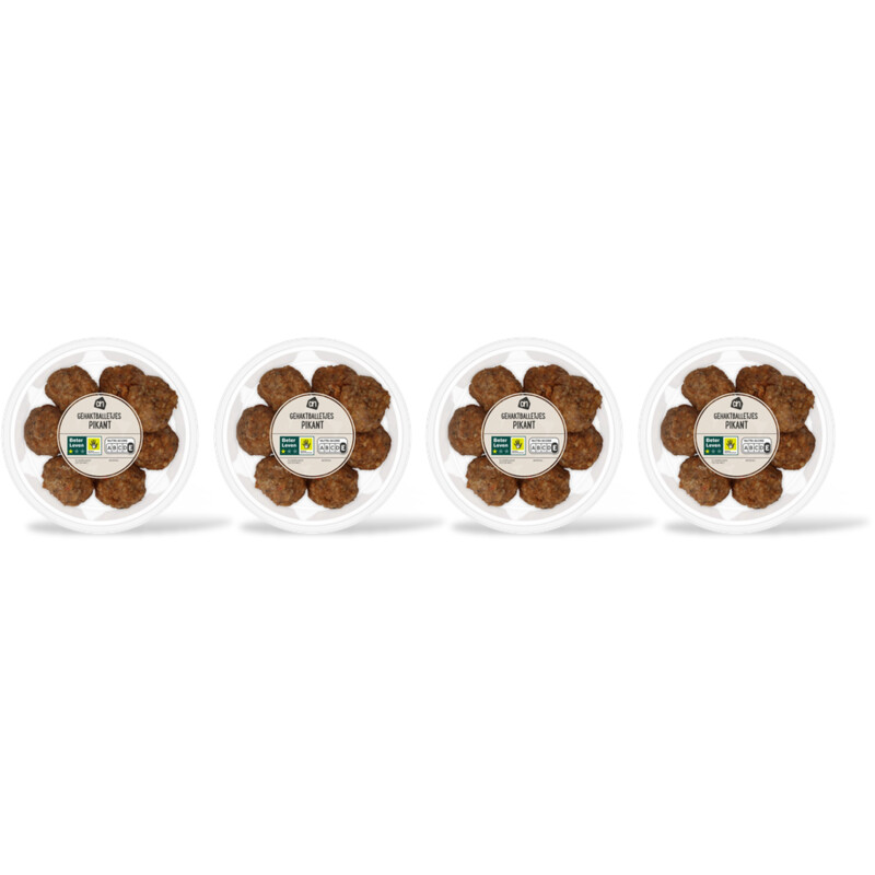 AH Gehaktballetjes pikant 4-pack
