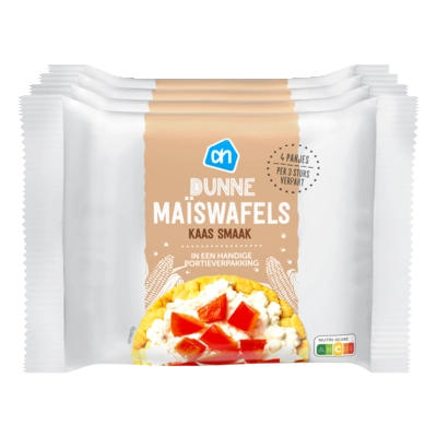 pdp-image-AH Dunne maiswafels kaas 4-pack