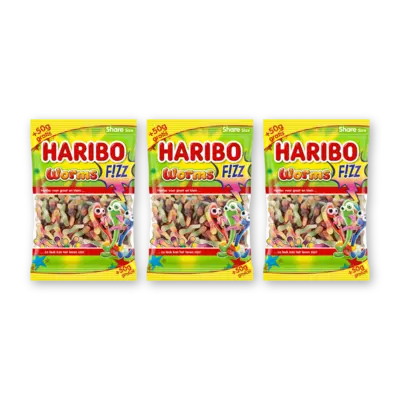pdp-image-Haribo Worms f!zz 3-pack