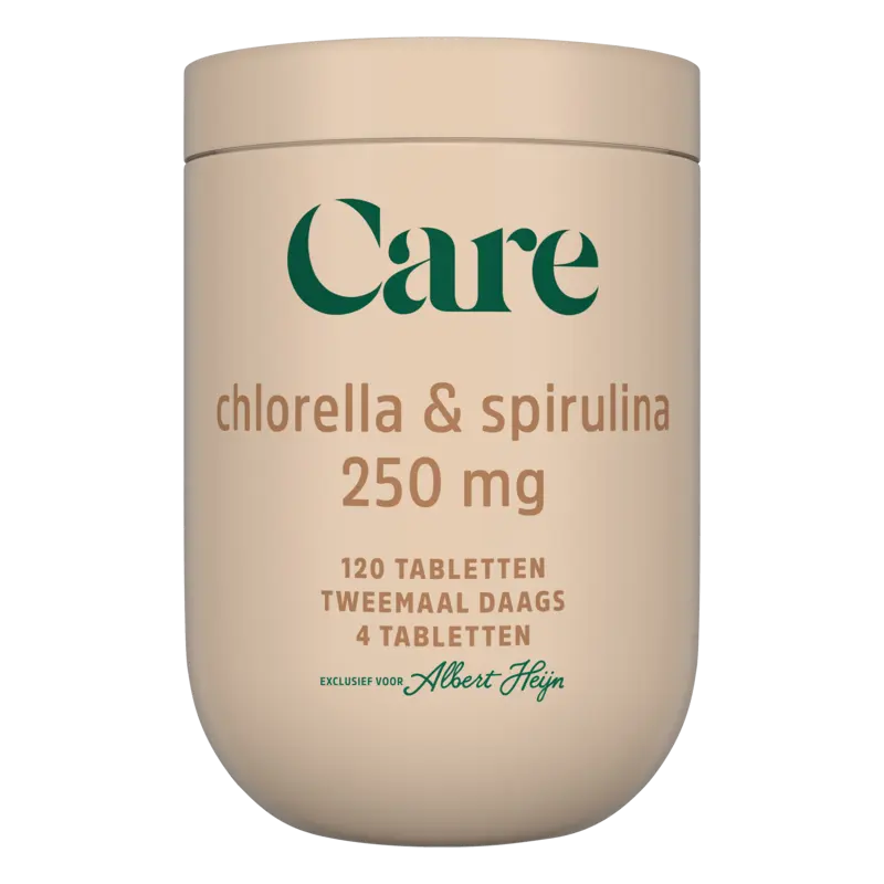 Care Chlorella & spirulina 250mg