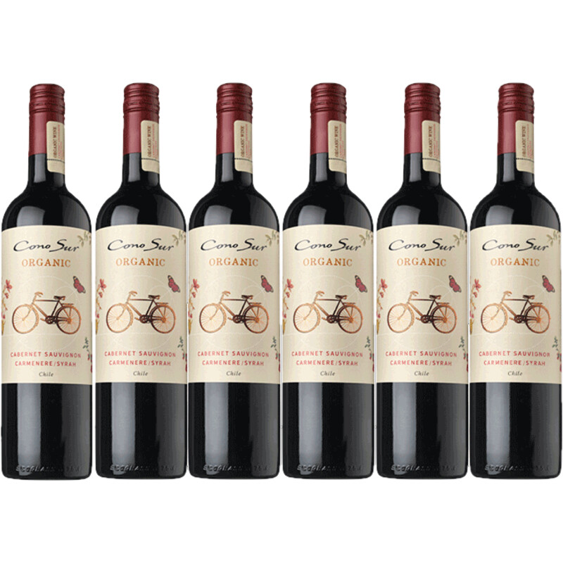Een afbeelding van Cono Sur Cabernet sauvignon syrah bio 6 flessen
