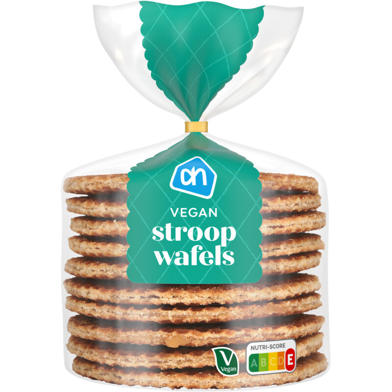 Een afbeelding van AH Terra Plantaardig stroopwafels