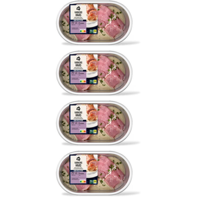AH Ovenschotel varkenshaas ham peprsaus 4pk