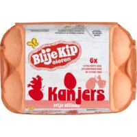 Blije Kip eieren Vrije uitloop kanjers