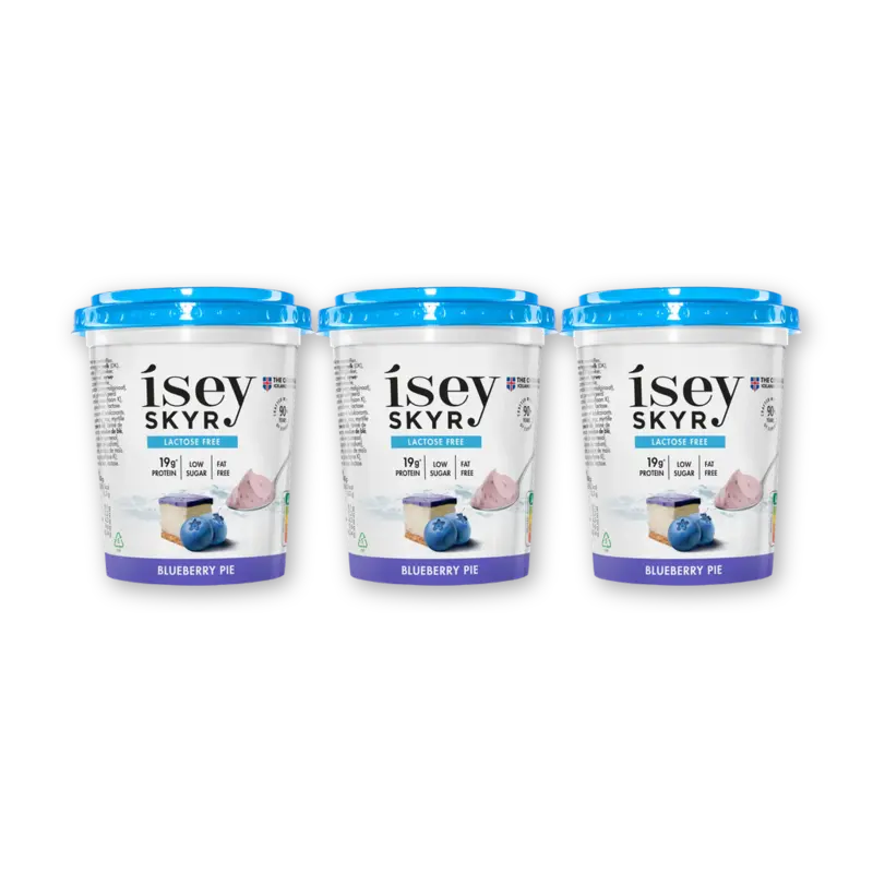 Isey Skyr blueberry pie 3-pack