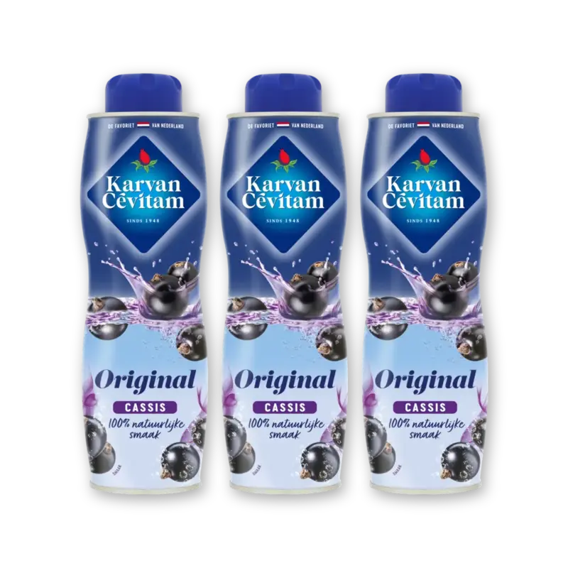 Karvan Cévitam Original cassis siroop 3-pack