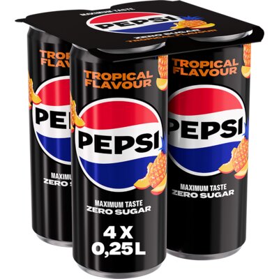 pdp-image-Pepsi Tropical flavour zero sugar 4-pack