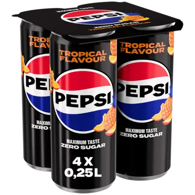pdp-image-Pepsi Tropical flavour zero sugar 4-pack