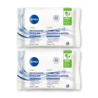NIVEA Reinigingsdoekjes normale huid 2-pack