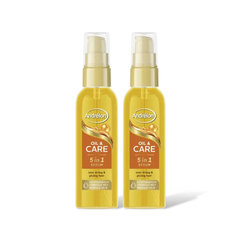 Andrélon Oil & care 5in1 serum oil 2-pack