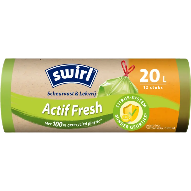 Vuilniszakken met actif fresh 20 liter