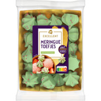 Een afbeelding van AH Excellent Meringue toefjes pistachesmaak