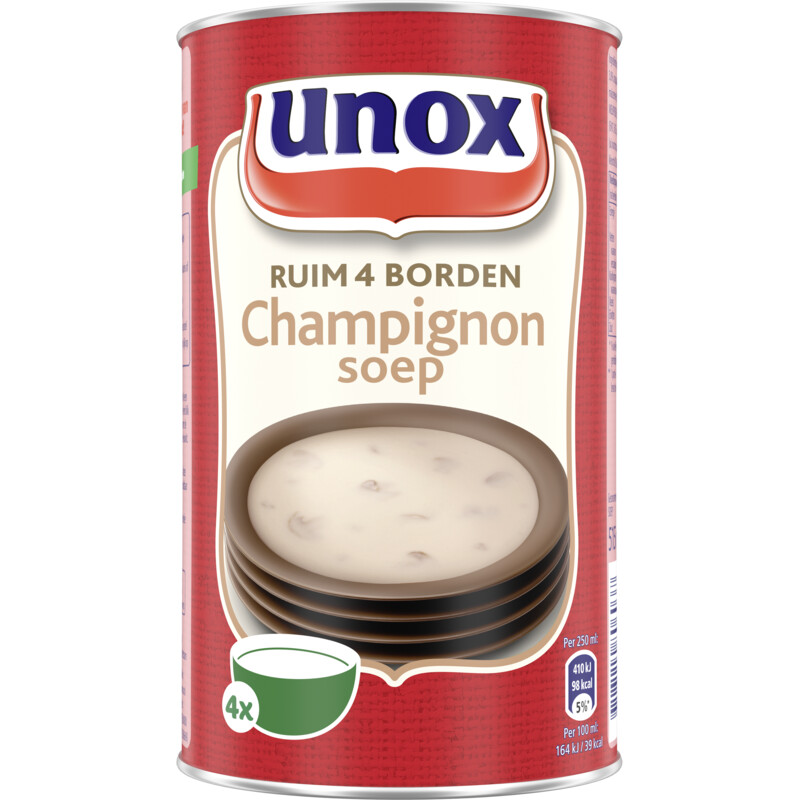 Een afbeelding van Unox Champignonsoep