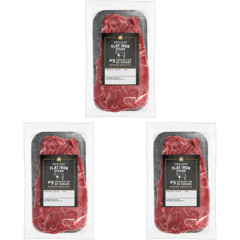 Een afbeelding van AH Excellent BBQ flat iron steak volumepack