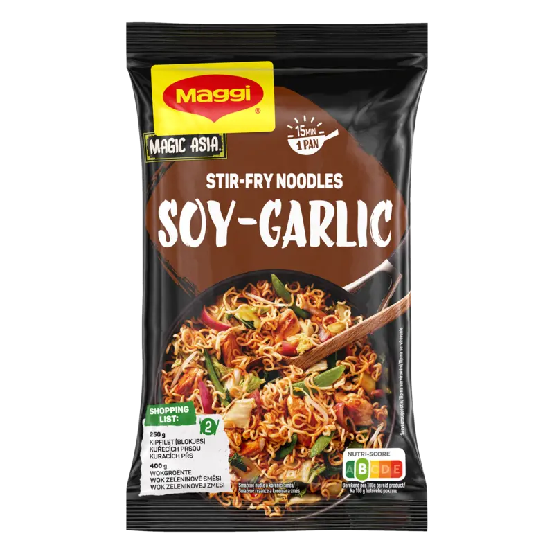 Maggi Stir-fry noodles soy garlic