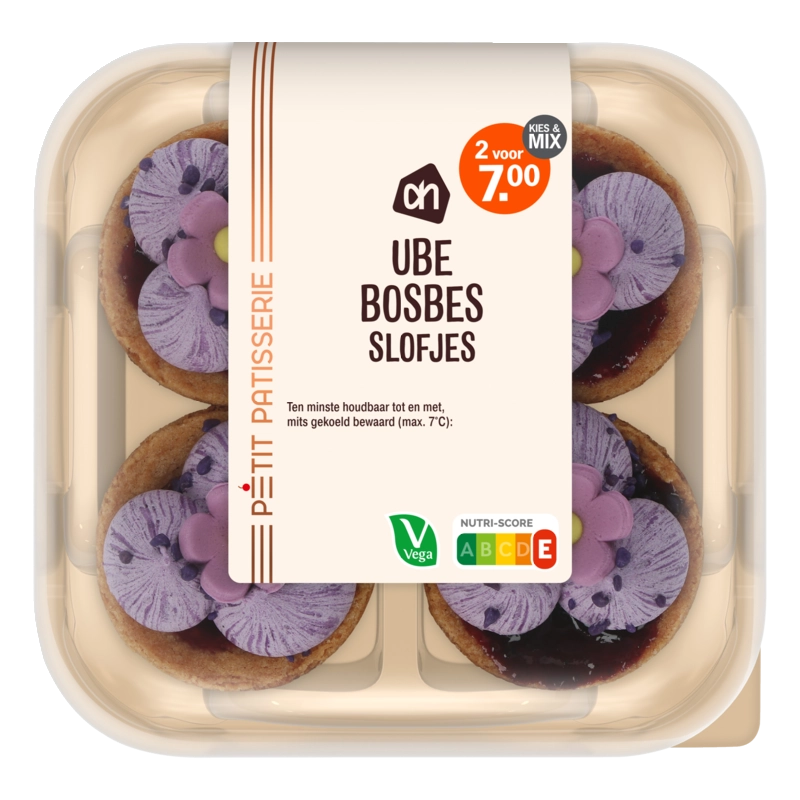 Ube bosbes slofjes