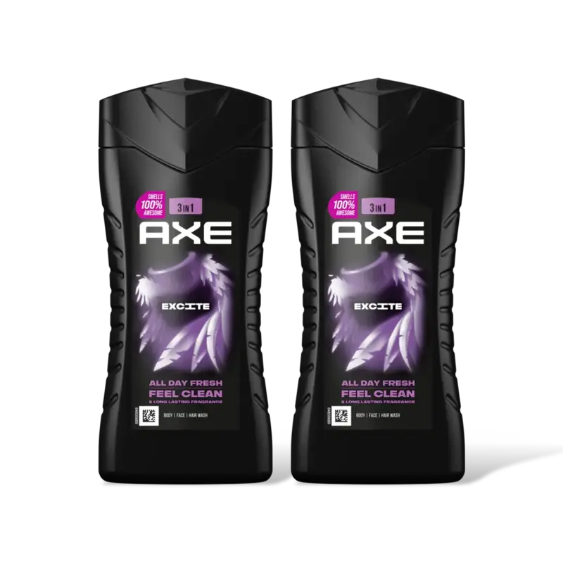 Axe Excite showergel 2-pack