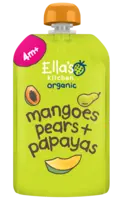 Ella's kitchen Knijpfruit mangoes+ pears +papayas 4m+