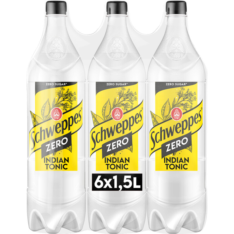 Een afbeelding van Schweppes Indian Tonic zero 6-pak bel