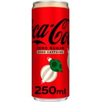 Een afbeelding van Coca-Cola Zero sugar zero caffeïne