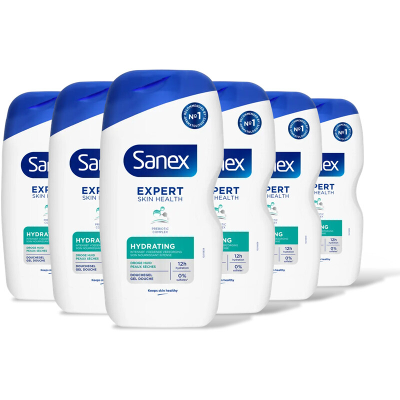 Sanex Expert skin health hydra douchegel 6pck