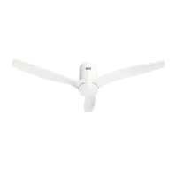 Hombli Smart ceiling fan & light - white/white