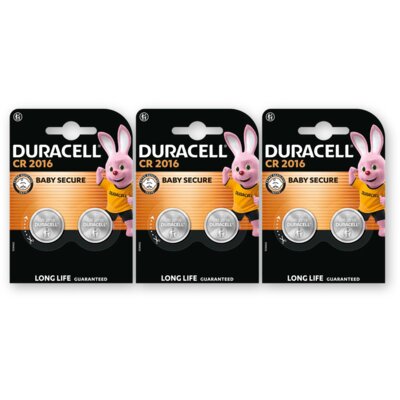 pdp-image-Duracell 2016 Lithium-knoopcelbatterij CR2016 3pk