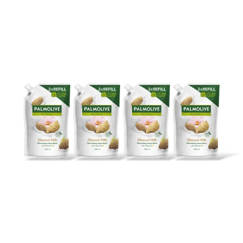 Almond en melk navulling 4-pack