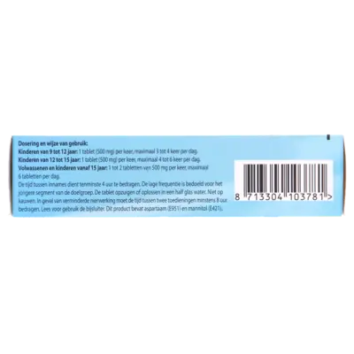 pdp-image-Roter Paracetamol 500 mg smelttabletten