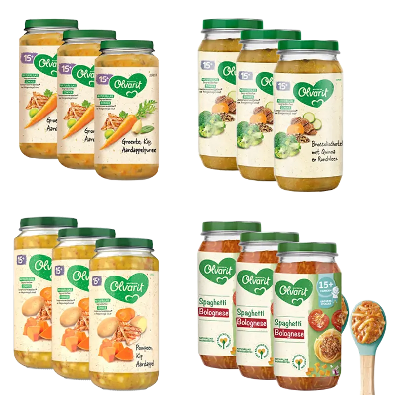 15+ mnd variatiemenu maaltijd pakket