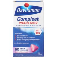 Een afbeelding van Davitamon Compleet kauwvitamines bosvruchten
