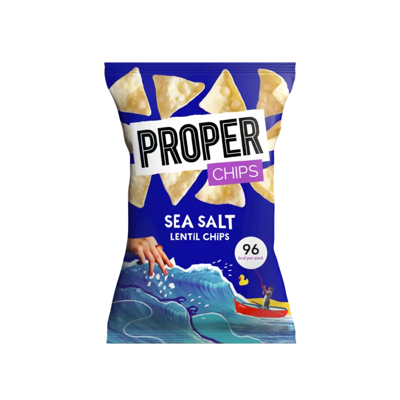 Proper Sea salt lentil chips