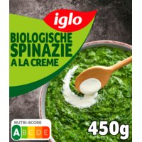 Een afbeelding van Iglo Biologische spinazie à la crème