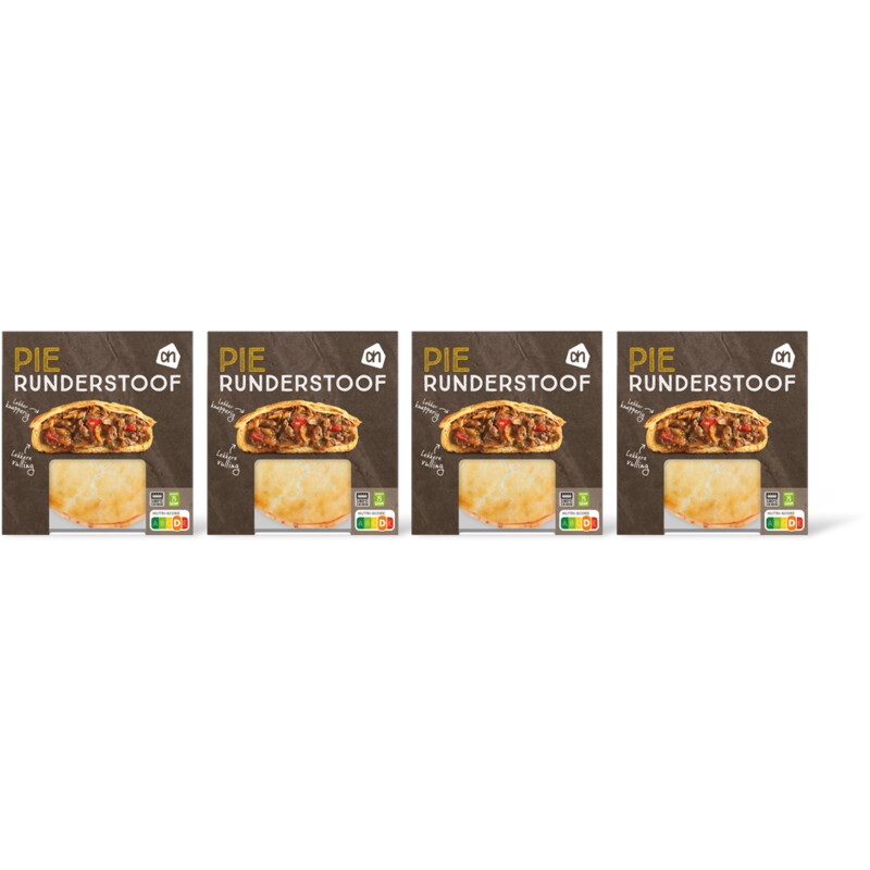 AH Pie runderstoof ui 4-pack