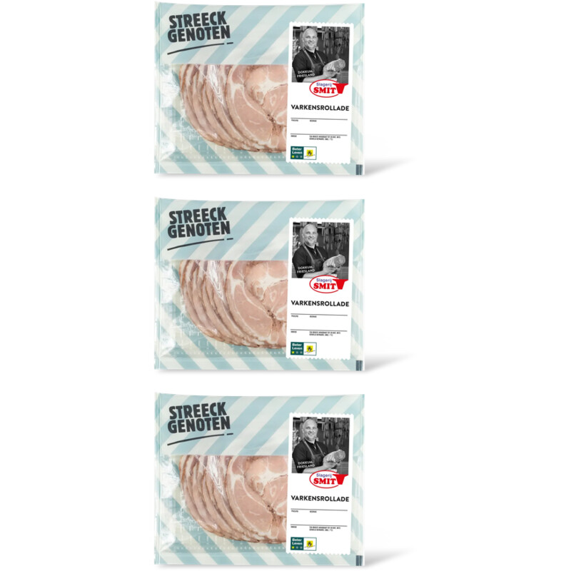 Streeckgenoten Varkensrollade 3-pack