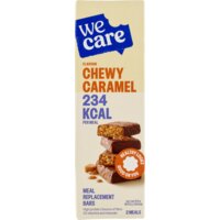 Een afbeelding van Wecare Meal replacement bars chewy caramel