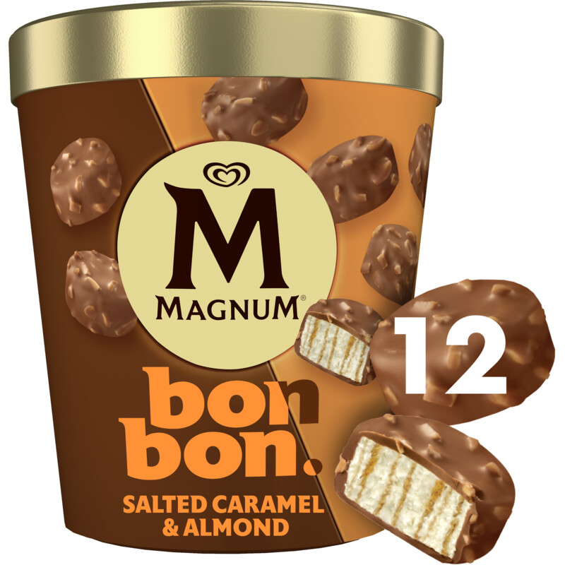 Een afbeelding van Magnum Bonbon salted caramel & almond
