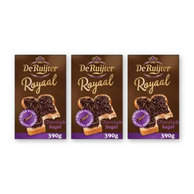 pdp-image-De Ruijter Royaal chocoladehagel extra puur 3-pack