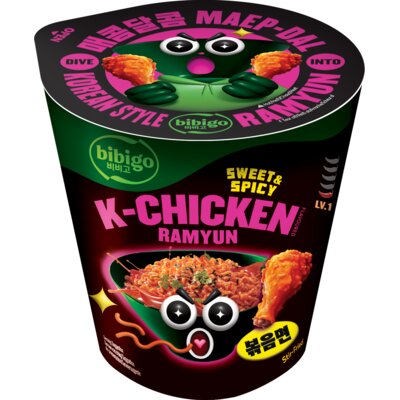 pdp-image-Bibigo K-chicken ramyun sweet&spicy noodles cup
