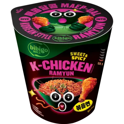 pdp-image-Bibigo K-chicken ramyun sweet&spicy noodles cup