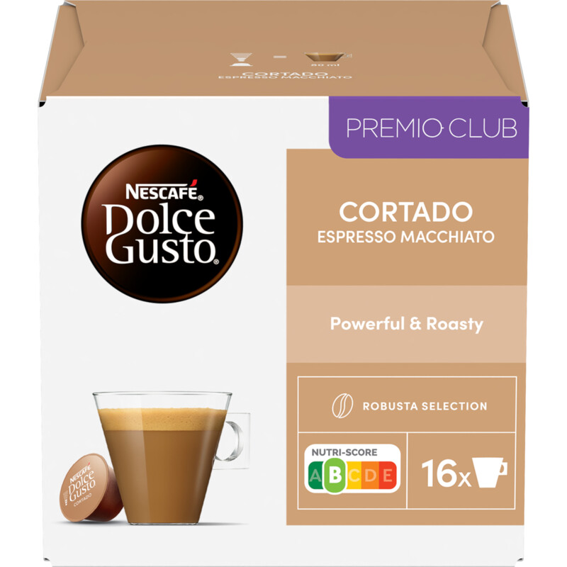 Een afbeelding van Nescafé Dolce Gusto Cortado macchiatto capsules