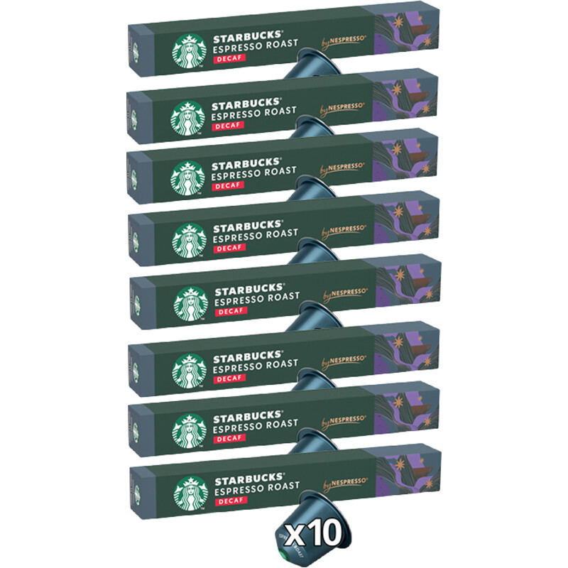 Een afbeelding van Starbucks by Nespresso Decaf Espresso Roast 8-pack