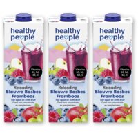Healthy people Blauwe bosbes framboos 3-pack