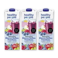 Healthy people Blauwe bosbes framboos 3-pack
