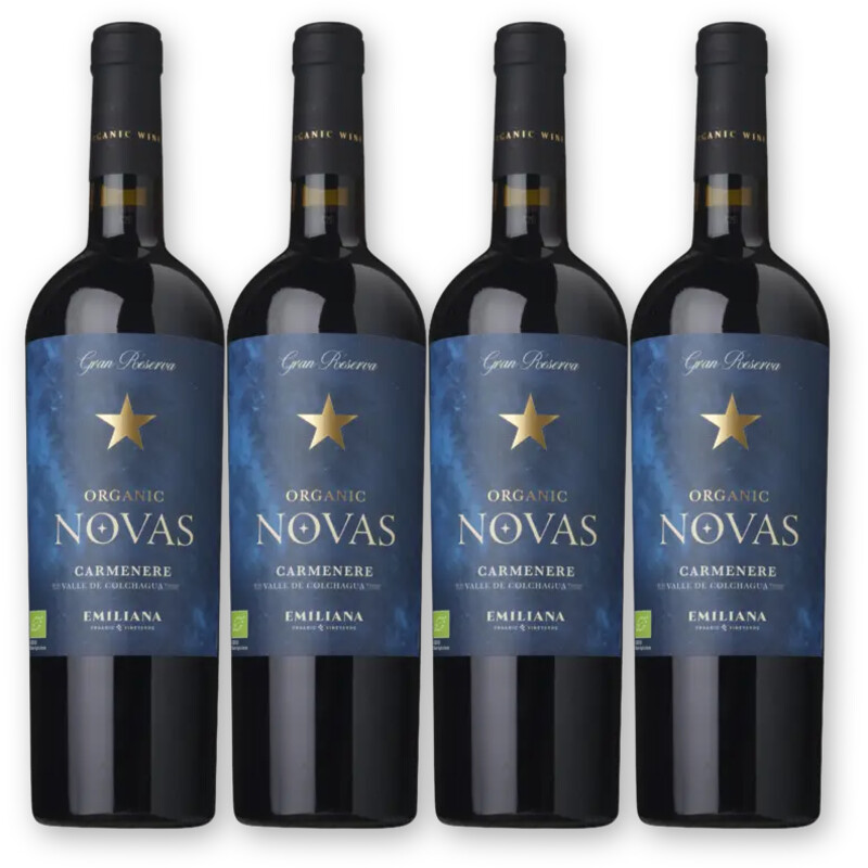 Novas Novas Carmenère GR Org. 4 flessen
